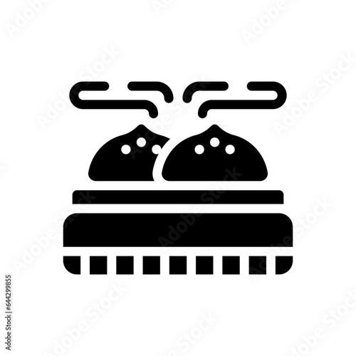 dim sum glyph icon