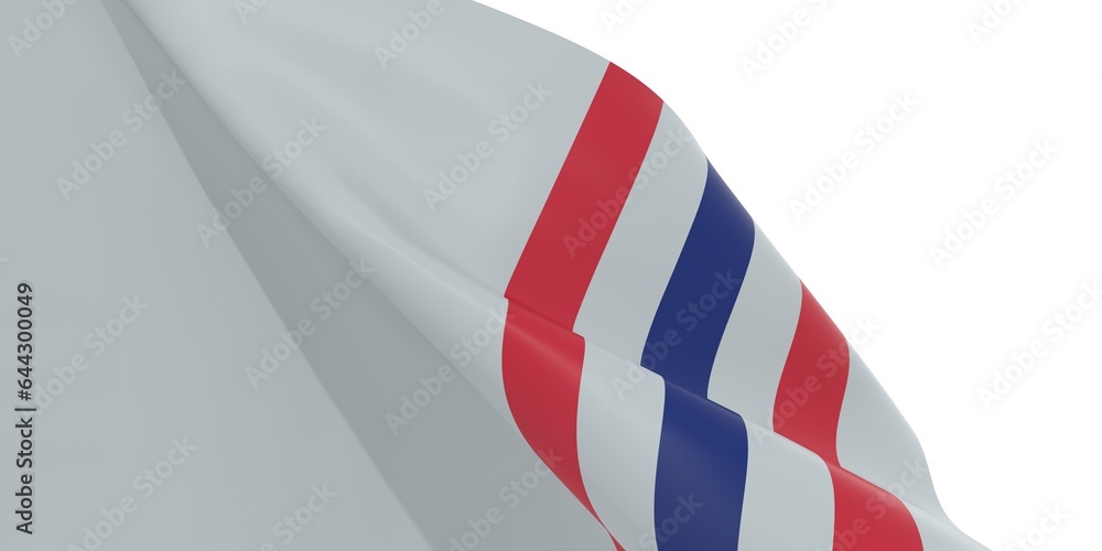 Waved flag textured by New York Giants american footbal team uniform colors. 3D render Waved flag textured by New York Giants american footbal team uniform colors. 3D render