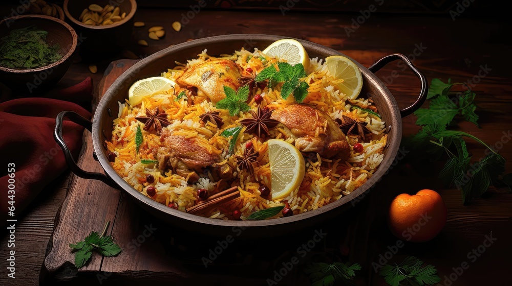 Delectable Chicken Biryani: A Visual Feast. Generative AI 8 Delectable Chicken Biryani: A Visual Feast. Generative AI 8