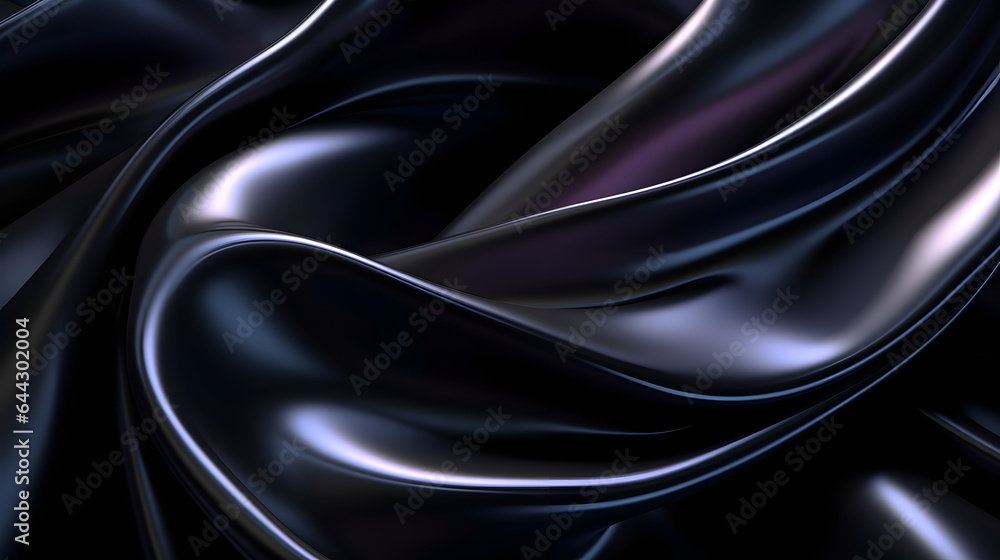 black satin background generative ai