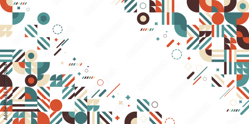 Abstract Shapes Color Geometrical Background Abstract Shapes Color Geometrical Background