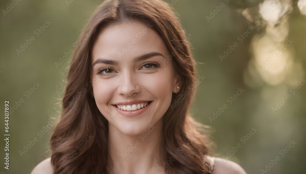 A Moment of Pure Joy: A Woman's Genuine Smile Radiates Positivity in this Heartwarming Portrait A Moment of Pure Joy: A Woman's Genuine Smile Radiates Positivity in this Heartwarming Portrait