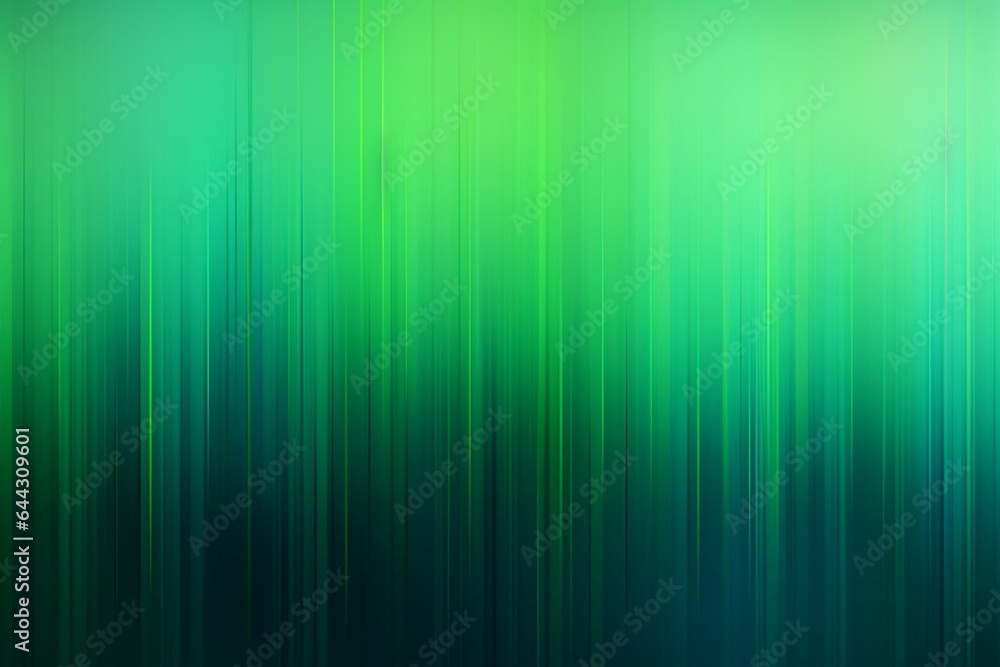 Blurred backdrop with a gradient of vibrant green. Generative AI