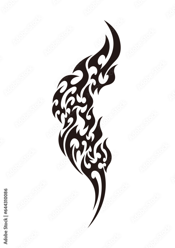 Naklejka premium トライバル シンボル デザイン