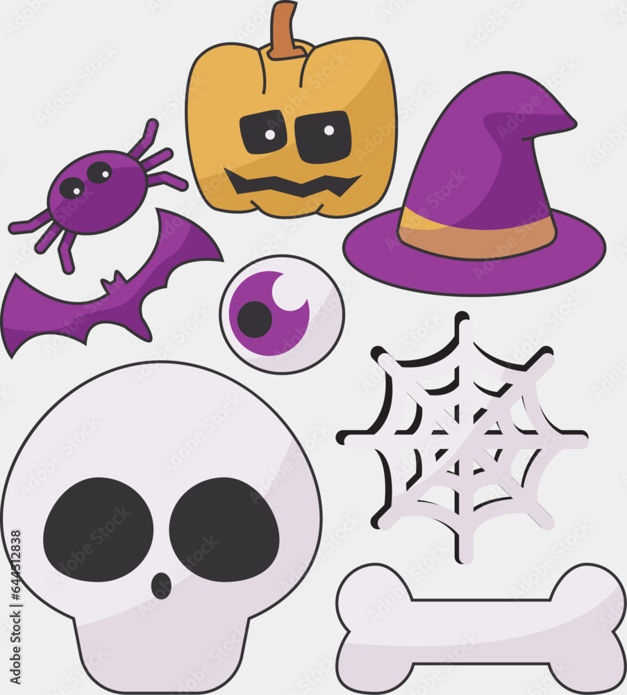 Fototapeta premium Halloween Vector Illustration