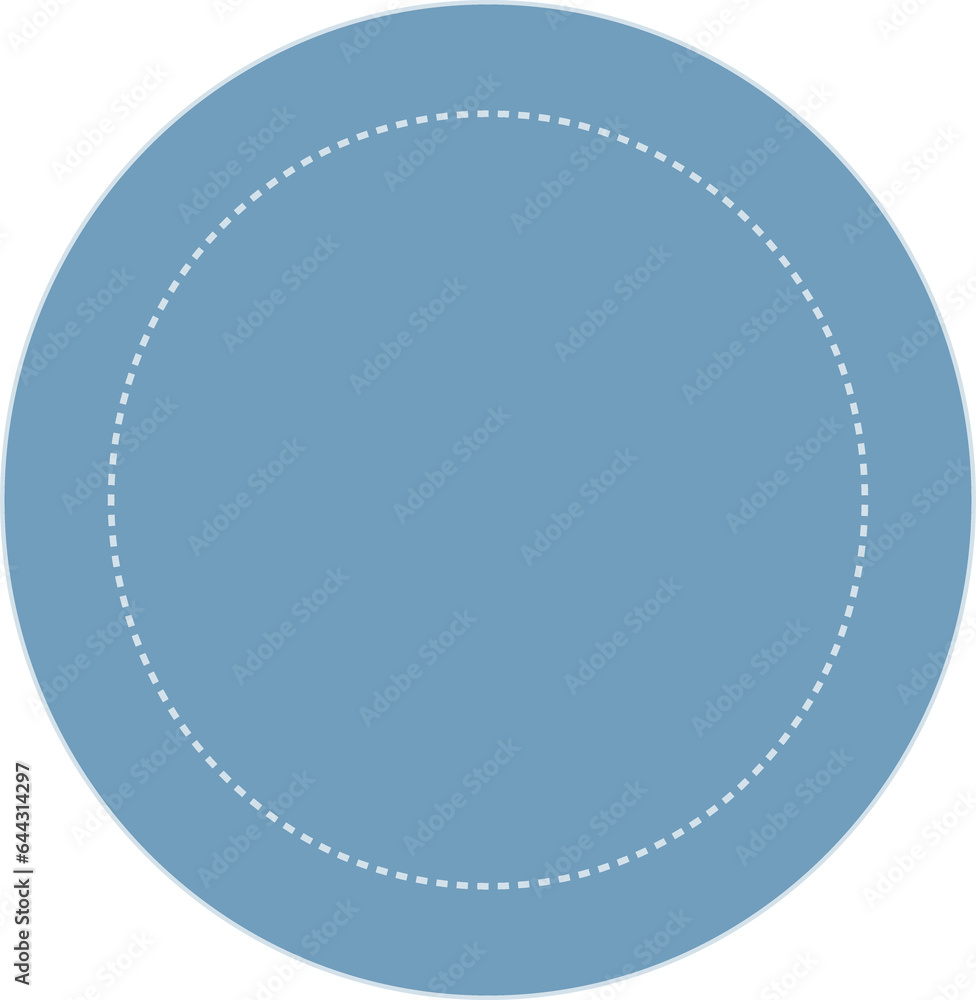 Digital png illustration of blank circular blue label with white ring on transparent background Digital png illustration of blank circular blue label with white ring on transparent background