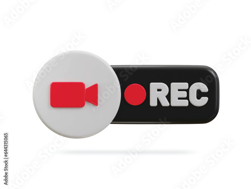 3d video record icon