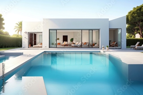 luxury swimming pool © irutha