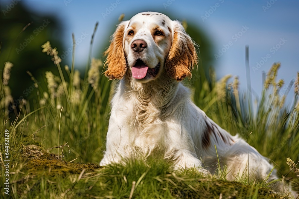 Clumber Spaniel Dog - Portraits of AKC Approved Canine Breeds