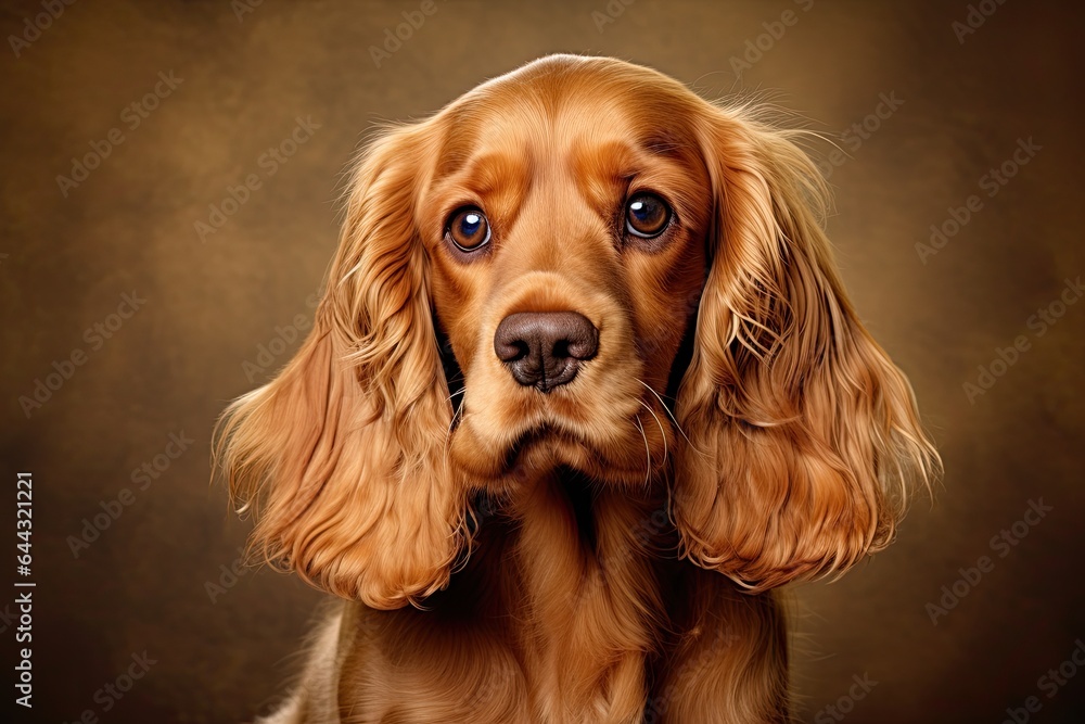 Cocker Spaniel Dog - Portraits of AKC Approved Canine Breeds