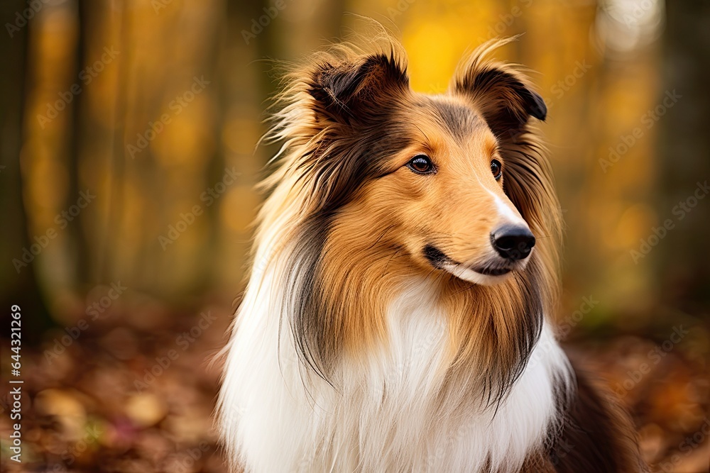 Collie Dog - Portraits of AKC Approved Canine Breeds