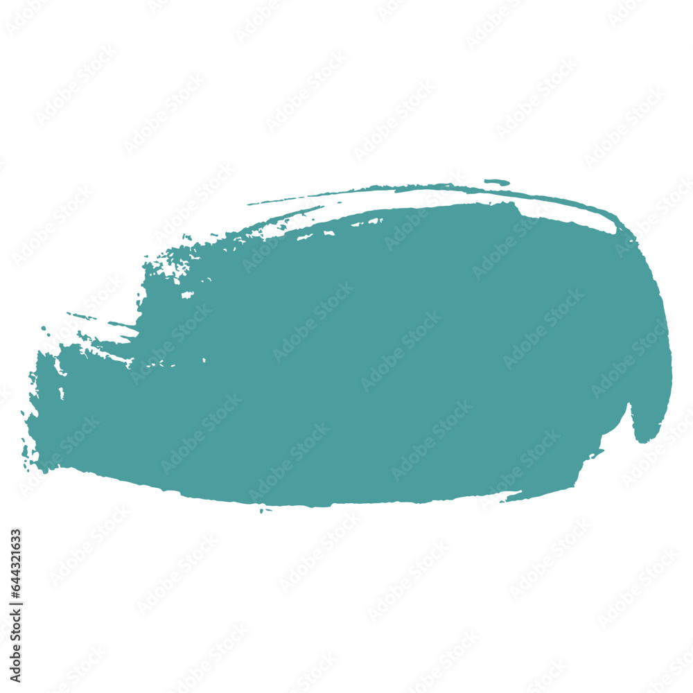 Fototapeta premium blue ink paint brush stroke