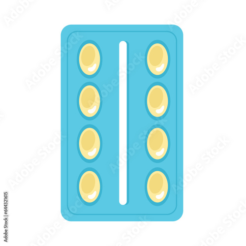 birth control pills package icon