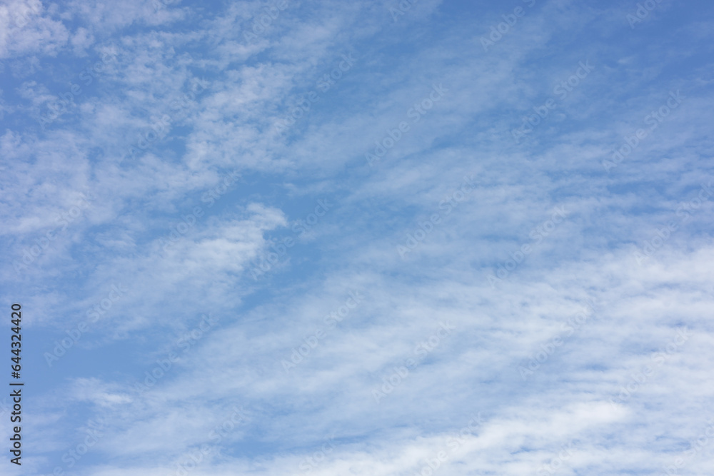 blue sky cloud gradient light white background. Beauty clear cloudy