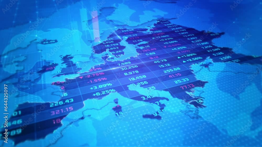 Europe stock market and economic business growth Europe stock market and economic business growth