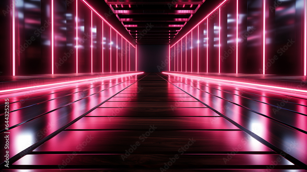 Fototapeta premium neon pink background