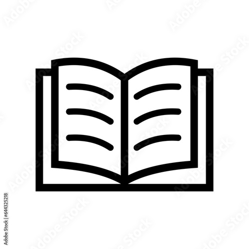 Book Icon Vector Symbol Design Illustration EPS 10