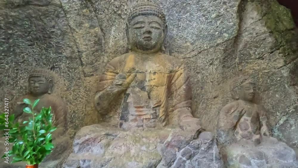 Usuki Stone Buddha, a national treasure of Japan Usuki Stone Buddha, a national treasure of Japan