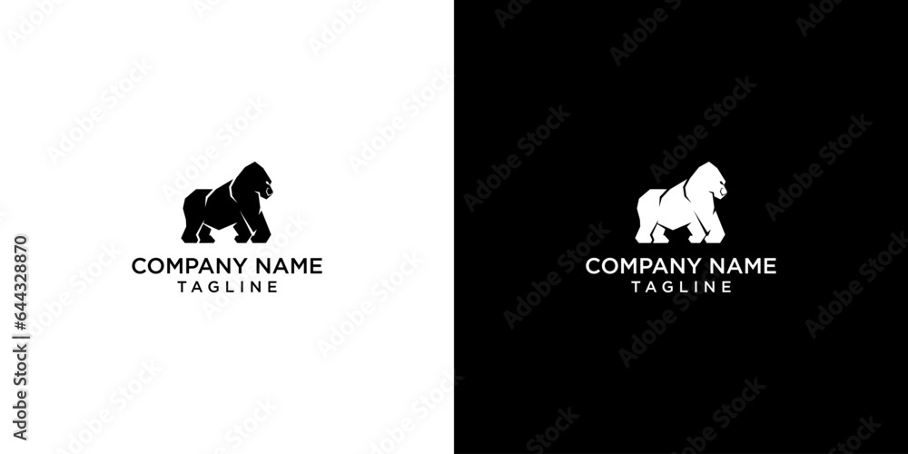 gorilla, logo, vector, illustration, design gorilla, logo, vector, illustration, design