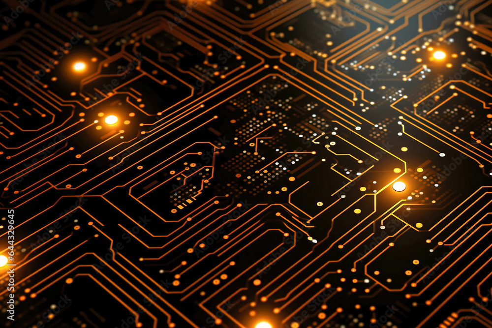 The printed circuit board of a modern computer. Motherboard for electronic systems and equipment. The printed circuit board of a modern computer. Motherboard for electronic systems and equipment.