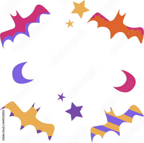 Halloween vector images  space for copy text