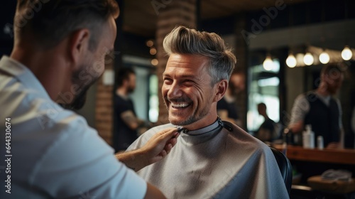 Portrait of a male hairdresser in his cozy home-based salon nurturing a loyal clientele
