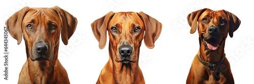 Dog breed known for its distinctive ridge along its back transparent background