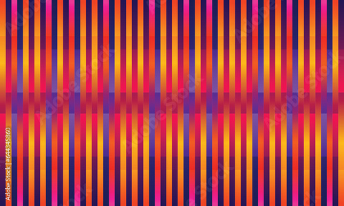 Colorful gradient stripes pattern background. Vertical lines backdrop design. Suitable for poster, banner, landing page, presentation, or magazine cover.