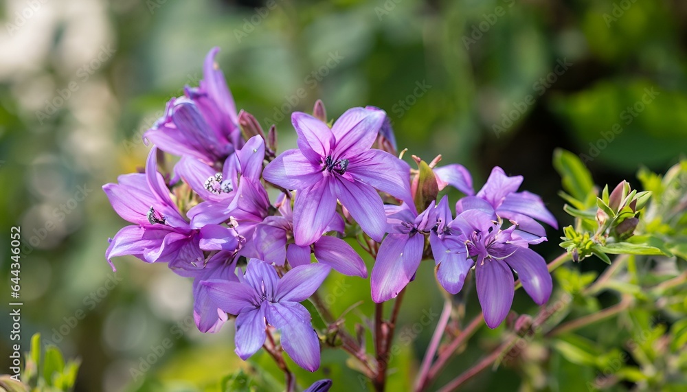 flowers in the garden ai generative blurred background flowers in the garden ai generative blurred background