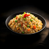 rice with vegetables ai generate