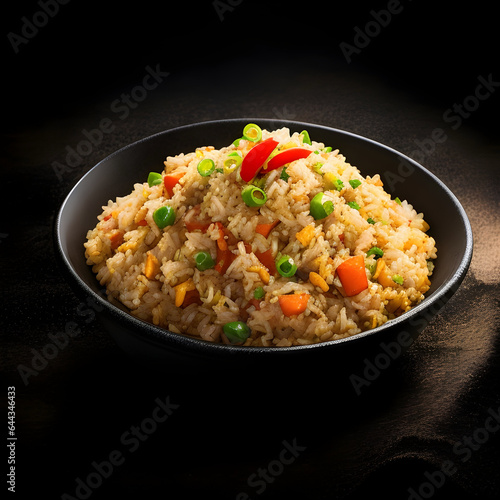 rice with vegetables ai generate