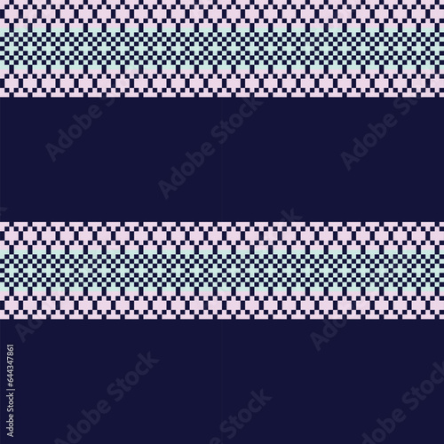 Pastels Argyle Fair Isle Seamless Pattern Design