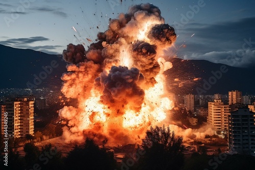 celebratory explosions in Albanian capital. Generative AI