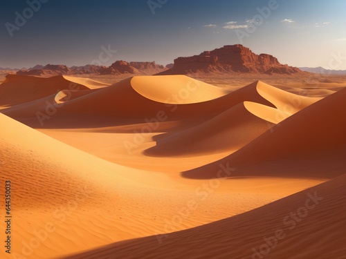 sand dunes in the desert © Tanin