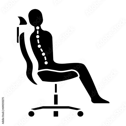 ergonomic chair icon