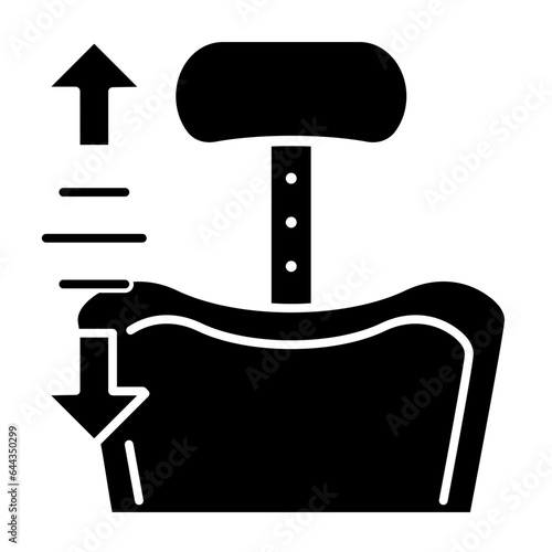 headrest adjust icon