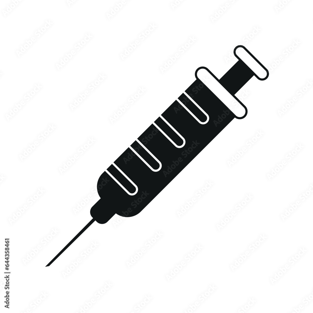 Syringe with Needle Icon Syringe with Needle Icon