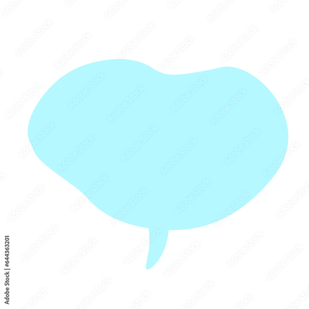 Organic Shape Chat Bubble Organic Shape Chat Bubble