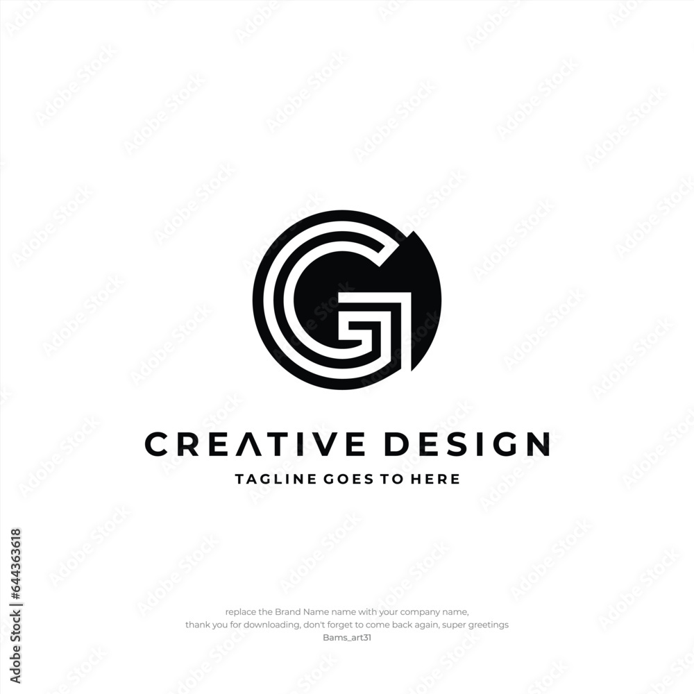 Letter G logo design. Creative Initial letter G logo. Letter G symbol, Letter G business.