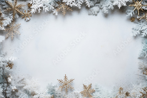 Christmas holiday frame with copy space © Veniamin Kraskov