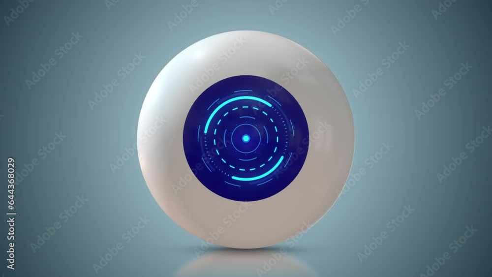 Conceptual high-tech robotic eye in the future Conceptual high-tech robotic eye in the future