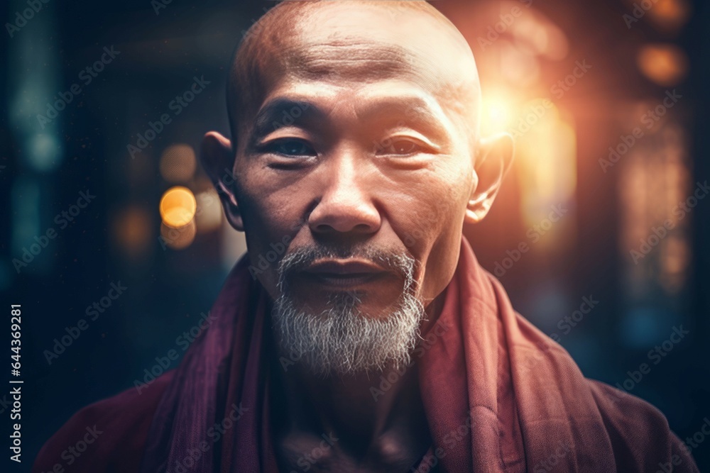 Thailand monk. Generate Ai