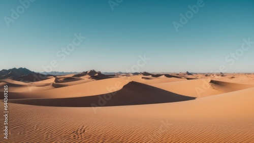 sand dunes in the desert 