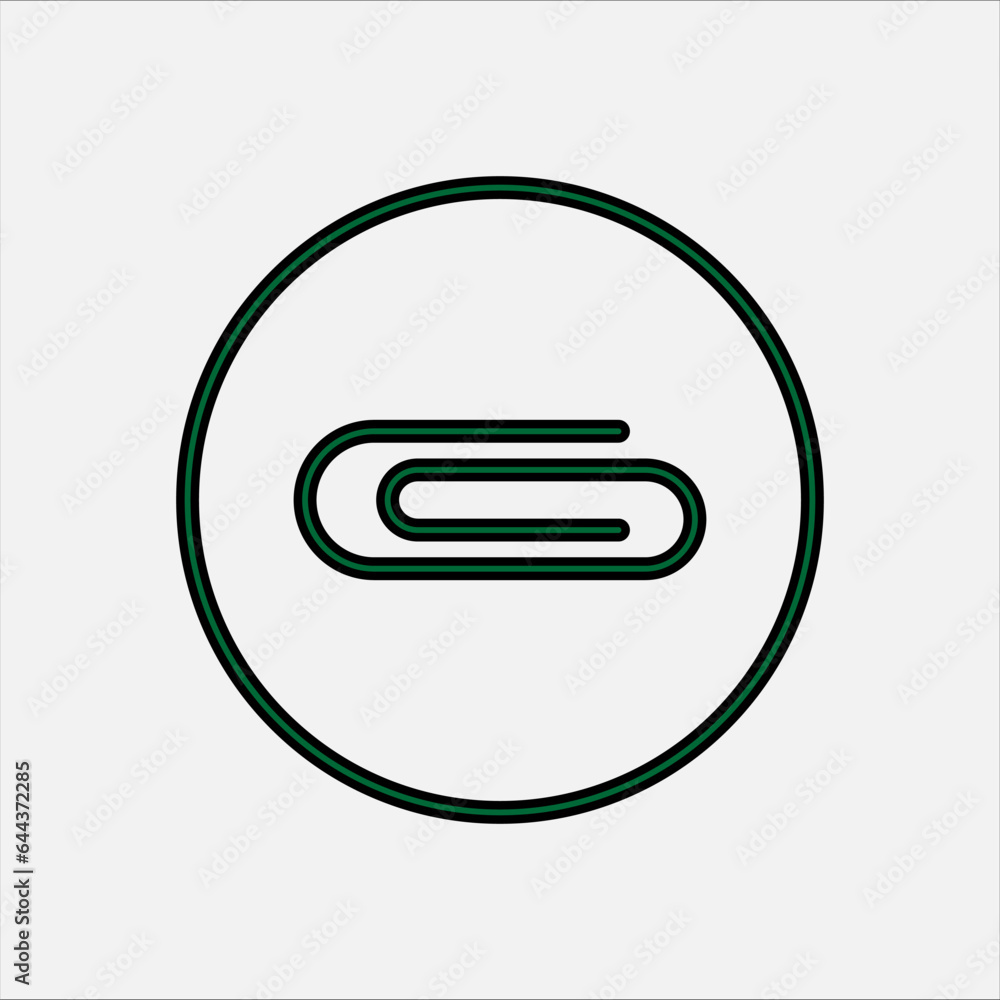 Attachment Icon. Clip Symbol – Vector. Attachment Icon. Clip Symbol – Vector.