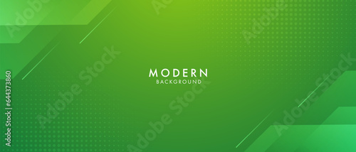 Abstract minimal background with green gradient for banners and business templates