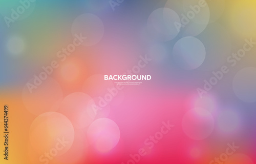 abstract background with bokeh, Abstract colorful background