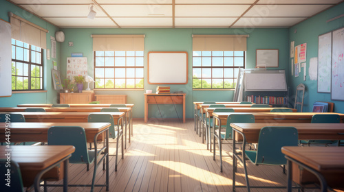 classroom in school