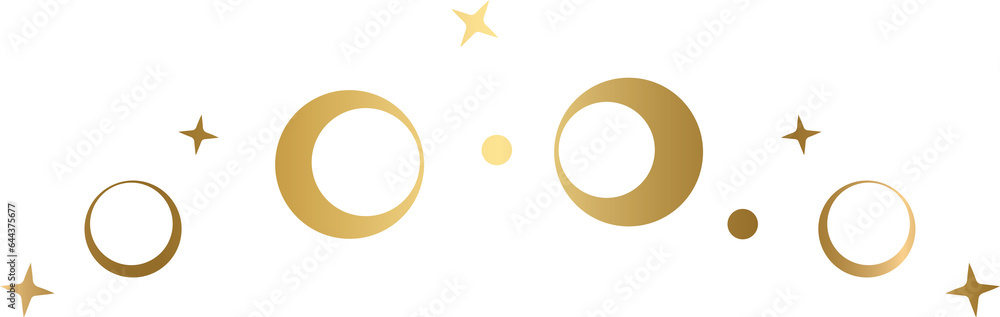 Sun and Moon celestial mystic esoteric magic elements . Sun and Moon celestial mystic esoteric magic elements .