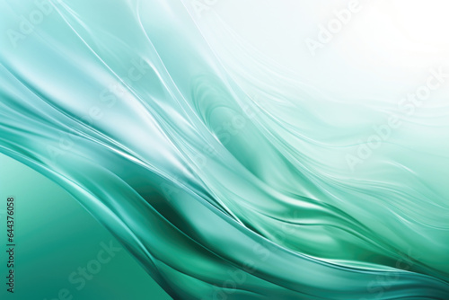  A vibrant scene showcasing a waterthemed background with tones of turquoise and green. The light streaming through the window casts intricate shadows resembling ripples