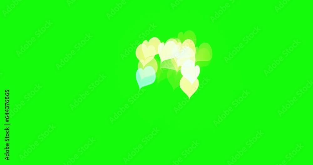 Heart explosion flashing flying effect green screen background animation. Valentine's Day, festival event, wedding, celebration. Alpha channel. Heart explosion flashing flying effect green screen background animation. Valentine's Day, festival event, wedding, celebration. Alpha channel.